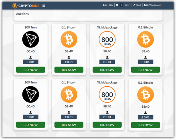Crypto Bids Screenshot 2
